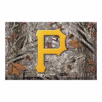 Fan Mats  LLC Pittsburgh Pirates Camo Scraper Mat Camo