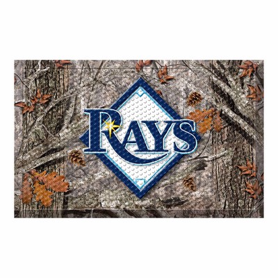 Fan Mats  LLC Tampa Bay Rays Camo Scraper Mat Camo