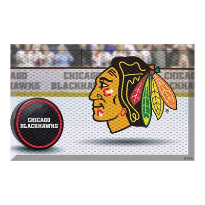 Fan Mats  LLC Chicago Blackhawks Scraper Mat Photo