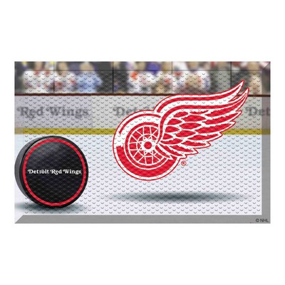 Fan Mats  LLC Detroit Red Wings Scraper Mat Photo