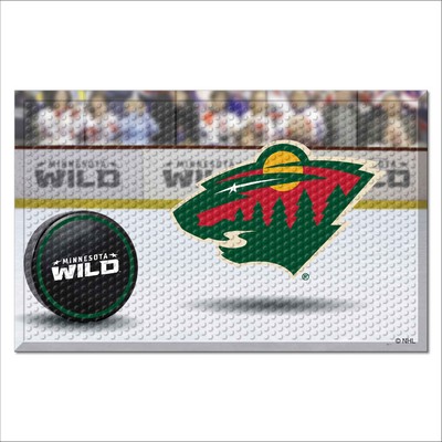 Fan Mats  LLC Minnesota Wild Scraper Mat Photo