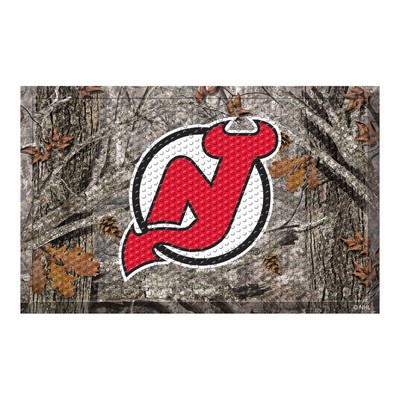 Fan Mats  LLC New Jersey Devils Camo Scraper Mat Camo