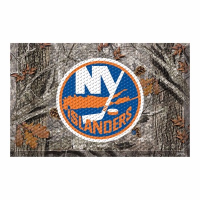 Fan Mats  LLC New York Islanders Camo Scraper Mat Camo