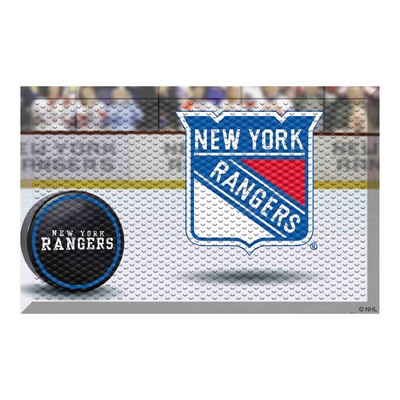 Fan Mats  LLC New York Rangers Scraper Mat Photo