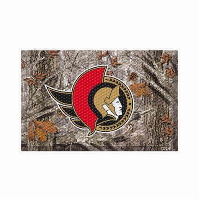 Fan Mats  LLC Ottawa Senators Camo Scraper Mat Camo