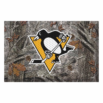 Fan Mats  LLC Pittsburgh Penguins Camo Scraper Mat Camo