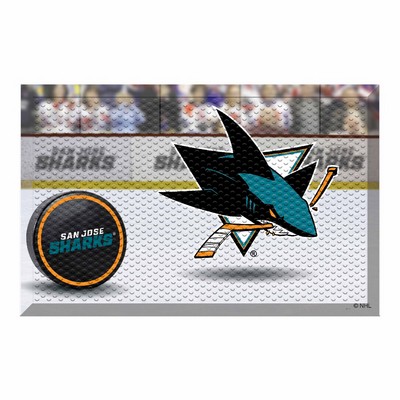 Fan Mats  LLC San Jose Sharks Scraper Mat Photo