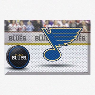 Fan Mats  LLC St. Louis Blues Scraper Mat Photo