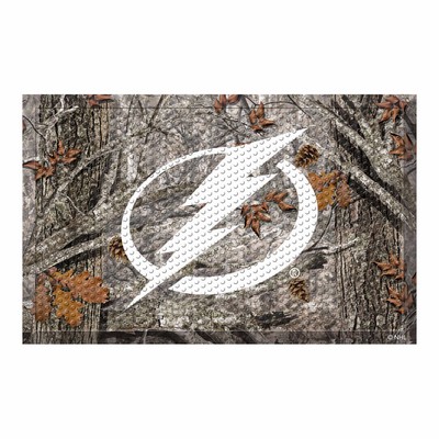 Fan Mats  LLC Tampa Bay Lightning Camo Scraper Mat Camo