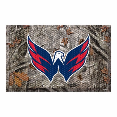 Fan Mats  LLC Washington Capitals Camo Scraper Mat Camo