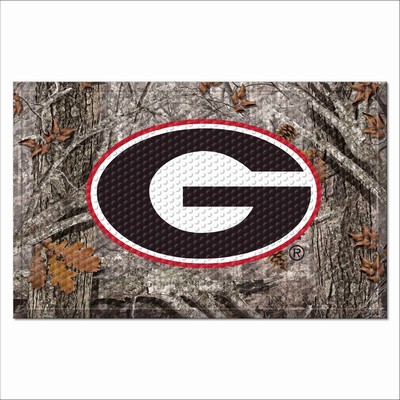 Fan Mats  LLC Georgia Bulldogs Camo Scraper Mat Camo