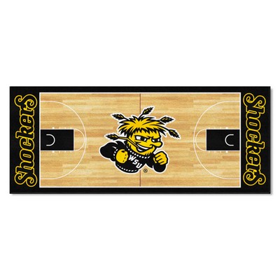 Fan Mats  LLC Wichita State Shockers NCAA Basketball Runner Black