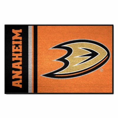 Fan Mats  LLC Anaheim Ducks Starter Mat Uniform Black