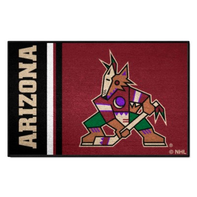 Fan Mats  LLC Arizona Coyotes Starter Mat Uniform Black