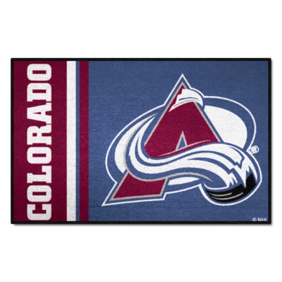 Fan Mats  LLC Colorado Avalanche Starter Mat Uniform Burgandy