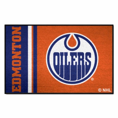 Fan Mats  LLC Edmonton Oilers Starter Mat Uniform Orange