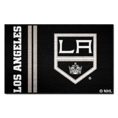 Fan Mats  LLC Los Angeles Kings Starter Mat Uniform Black