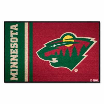 Fan Mats  LLC Minnesota Wild Starter Mat Uniform Green