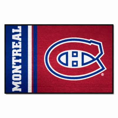 Fan Mats  LLC Montreal Canadiens Starter Mat Uniform Blue