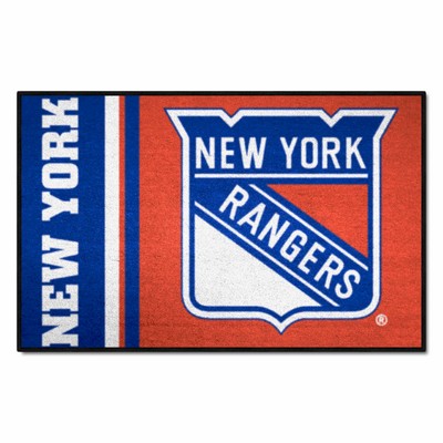 Fan Mats  LLC New York Rangers Starter Mat Uniform Blue