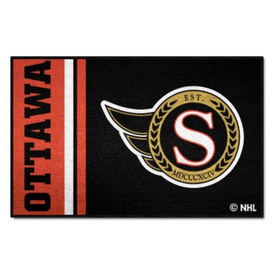 Fan Mats  LLC Ottawa Senators Starter Mat Uniform Red