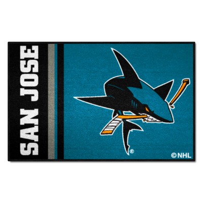 Fan Mats  LLC San Jose Sharks Starter Mat Uniform Teal