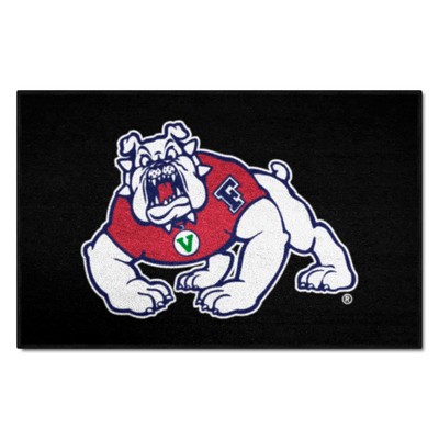 Fan Mats  LLC Fresno State Bulldogs Starter Mat Black