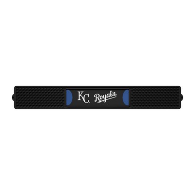 Fan Mats  LLC Kansas City Royals Drink Mat Black