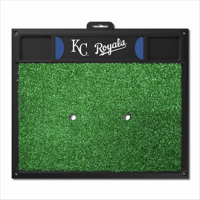 Fan Mats  LLC Kansas City Royals Golf Hitting Mat Blue