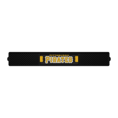 Fan Mats  LLC Pittsburgh Pirates Drink Mat Black