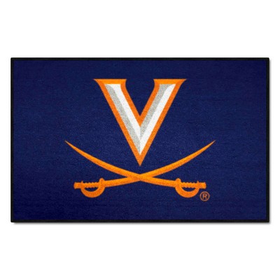 Fan Mats  LLC Virginia Cavaliers Starter Mat Navy