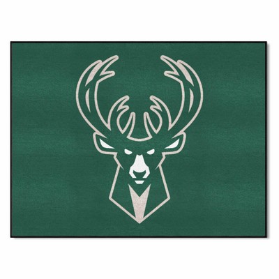 Fan Mats  LLC Milwaukee Bucks All-Star Mat Green