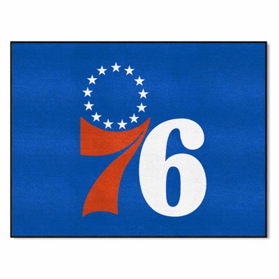 Fan Mats  LLC Philadelphia 76ers All-Star Mat Blue