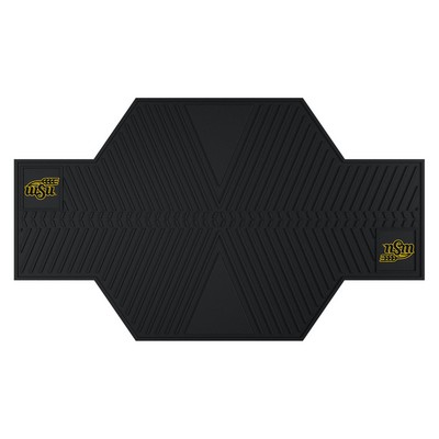 Fan Mats  LLC Wichita State Shockers Motorcycle Mat Black