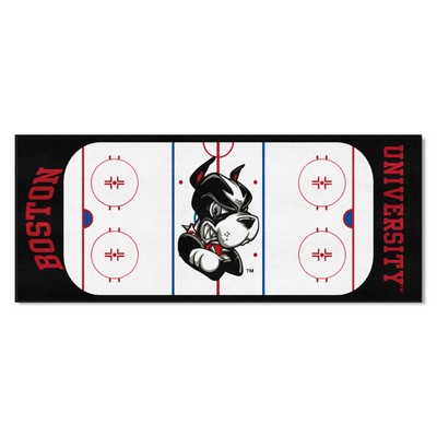 Fan Mats  LLC Boston Terriers Rink Runner Red