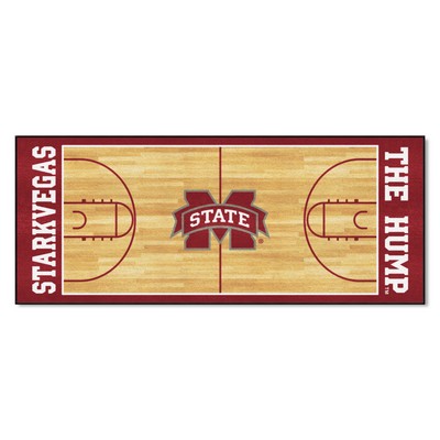 Fan Mats  LLC Mississippi State Bulldogs NCAA Basketball Runner Maroon