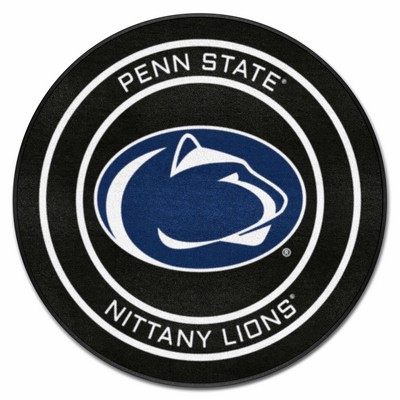 Fan Mats  LLC Penn State Nittany Lions Puck Mat Black