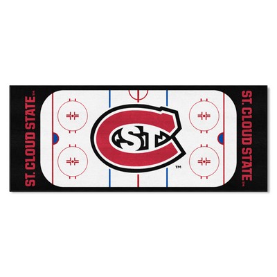 Fan Mats  LLC St. Cloud State Huskies Rink Runner Red