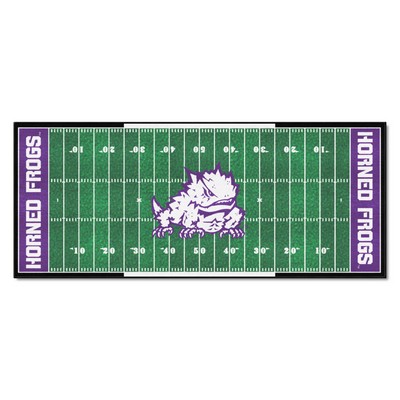 Fan Mats  LLC TCU Horned Frogs Football Field Runner Green