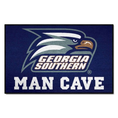 Fan Mats  LLC Georgia Southern Eagles Starter Mat Man Cave Blue