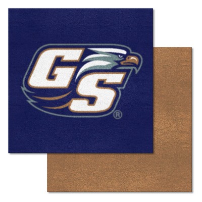 Fan Mats  LLC Georgia Southern Eagles Team Carpet Tiles Blue