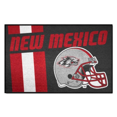 Fan Mats  LLC New Mexico Lobos Starter Mat Uniform Black