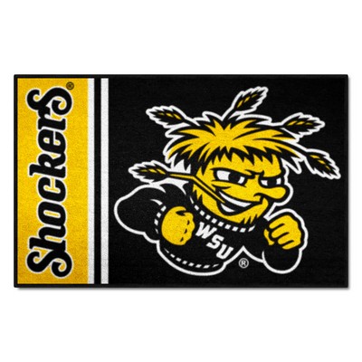 Fan Mats  LLC Wichita State Shockers Starter Mat Uniform Black