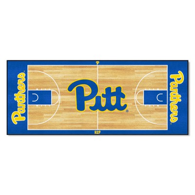 Fan Mats  LLC Pitt Panthers NCAA Basketball Runner Navy