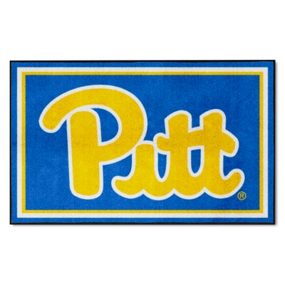 Fan Mats  LLC Pitt Panthers 4x6 Rug Navy