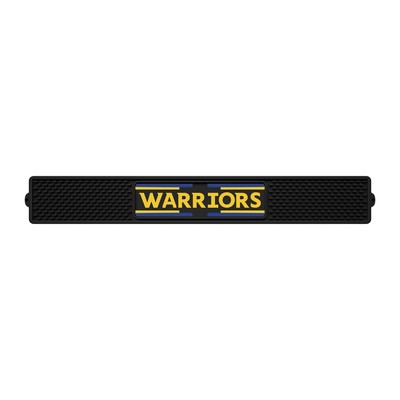 Fan Mats  LLC Golden State Warriors Drink Mat Black