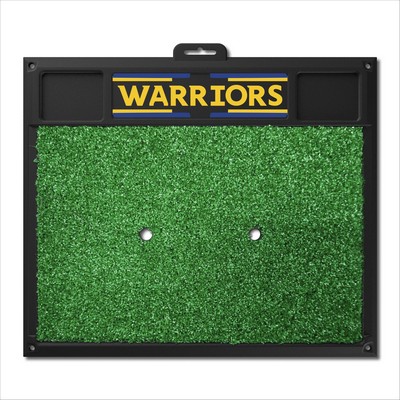 Fan Mats  LLC Golden State Warriors Golf Hitting Mat Royal