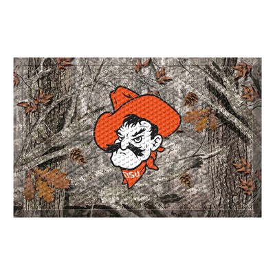 Fan Mats  LLC Oklahoma State Cowboys Scraper Mat Camo