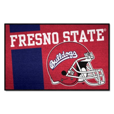 Fan Mats  LLC Fresno State Bulldogs Starter Mat Uniform Blue