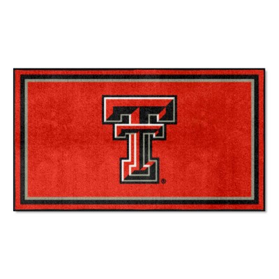 Fan Mats  LLC Texas Tech Red Raiders 3x5 Rug Red